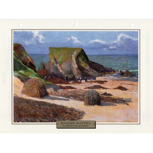 Fiche Chefs-DOeuvres Des Impressionnistes La Récolte Des Goémons Maxime Maufra