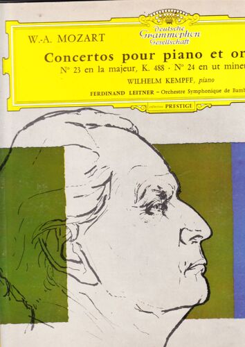 Concertos Pour Piano Et Orchestre N° 23 En La Majeur, K.488 Et N° 24 En Ut Mineur, K.491