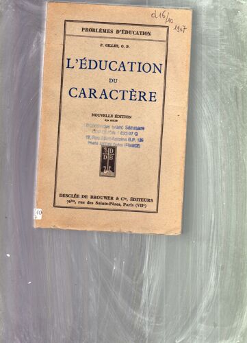 L'éducation Du Caractère