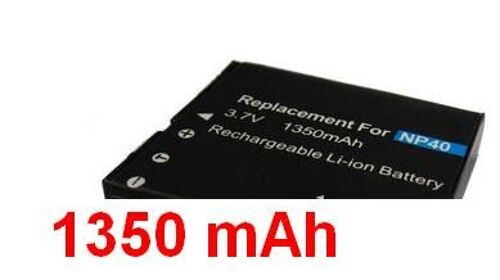 GP - BATTERIE APPAREIL PHOTO NUMÉRIQUE 353035 - COMPATIBLE CASIO NP-40 - 3,7V - 1070MAH