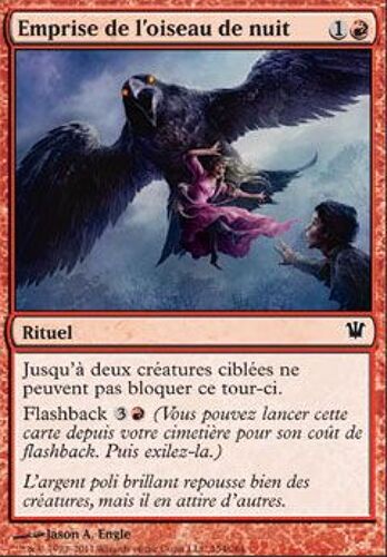 Emprise De L'oiseau De Nuit ( Nightbird's Clutches) - Magic Mtg - Innistrad Vf Mint 154 - C