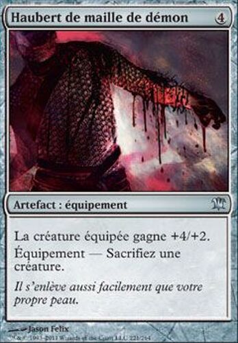 Haubert De Maille De Démon ( Demonmail Hauberk) - Magic Mtg - Innistrad Vf Mint 221 - U