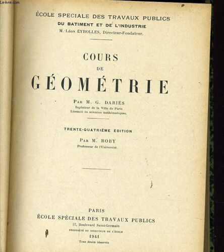 Cours De Geometrie