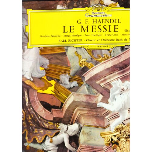 Le Messie ( Extraits Chantés En Allemand, Maurice André Trompettte Elmar Scholter Orgue)  Sinfonia, Denn Die Herrlichkeit Gottes Des Herrn, Doch Wer Wird Ertragen Den Tag Seiner Ankunft,