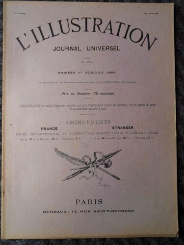 Hebdomadaire L'illustration N°2940 Du 01 Juillet 1899