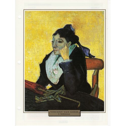 Fiche Chefs-DOeuvres Des Impressionnistes L'arlésienne Vincent Van Gogh