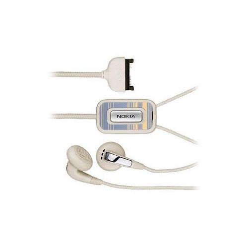 Nokia HS 31 - Micro-casque - embout auriculaire - filaire - blanc - pour Nokia 51XX, 5500, 60XX, 62XX, 73XX, 9500, E50, E60, E61, E65, E70, N70, N73, N80, N93