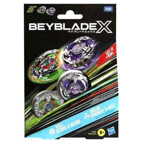 Beyblade X Dual Pack Yell Kong 3-60gb Et Helm Knight 5-80t