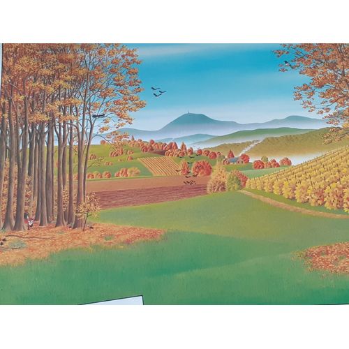 Affiche "L'auvergne Aux 4 Saisons : L'automne"