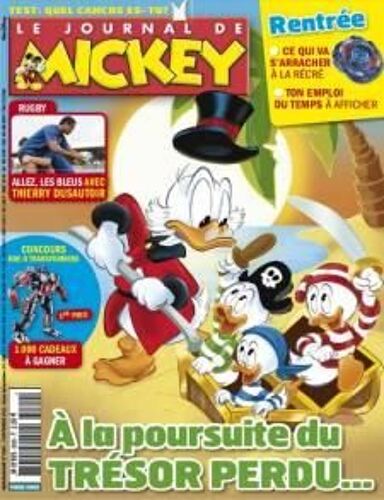 Le Journal De Mickey 3090 - A La Poursuite Du Trésor Perdu