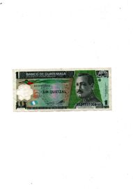 Un Quetzal Banco De Guatemala 2012