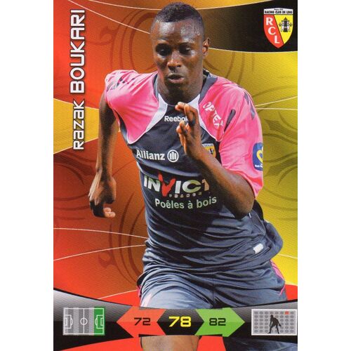 Panini Foot 2011 Adrenalyn Xl - Razak Boukari N°72 - Lens