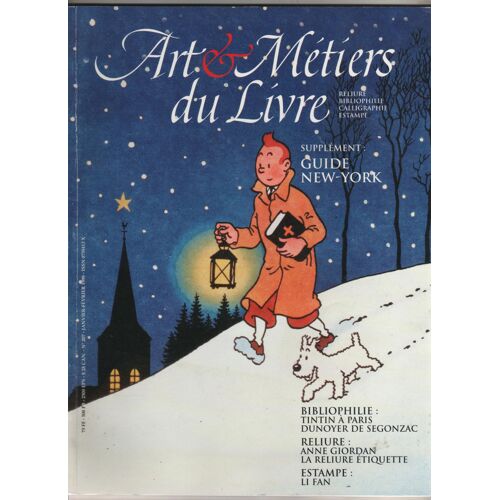 Arts & Métiers Du Livre N°207 Tintin À Paris Dunoyer De Segonzac
