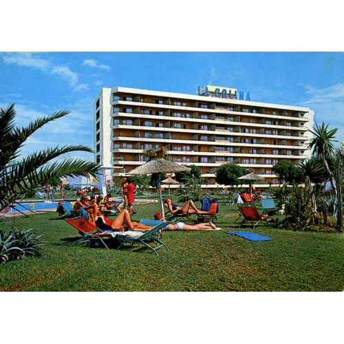 Carte Postale De Torremolinos (Espagne) Ensemble Résidentiel " La Colina ", Bain De Soleil Au Jardin