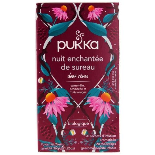 Pukka Infusion Nuit Enchantée De Sureau Bio 20 Sachets