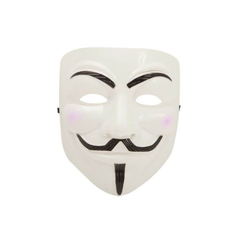 Masque Blanc Vengeance V (Taille Unique)