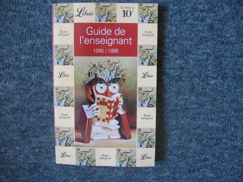 Guide De L'enseignant Librio N° 1995 : Guide De L'enseignant