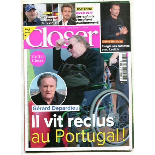 Closer - N°963 : Gérard Depardieu - Il Vit Reclus Au Portugal !