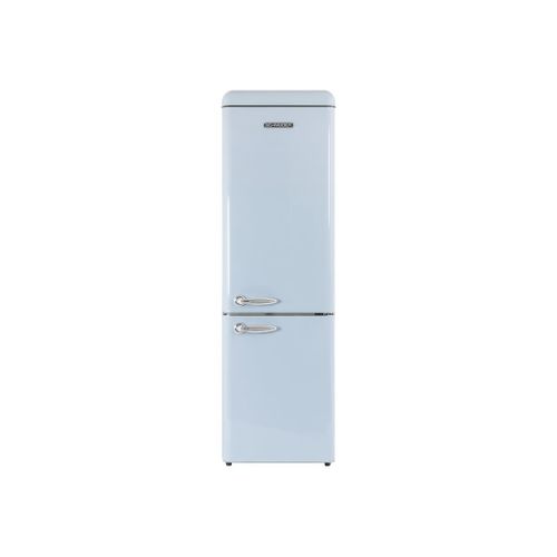 Réfrigérateur-congélateur Schneider Vintage SCCB250VBL - congélateur bas - 249 litres - classe E - bleu