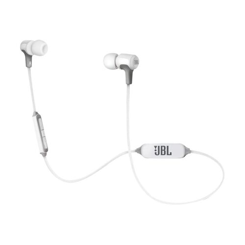 JBL E25BT - Écouteurs avec micro - intra-auriculaire - Bluetooth - sans fil - blanc