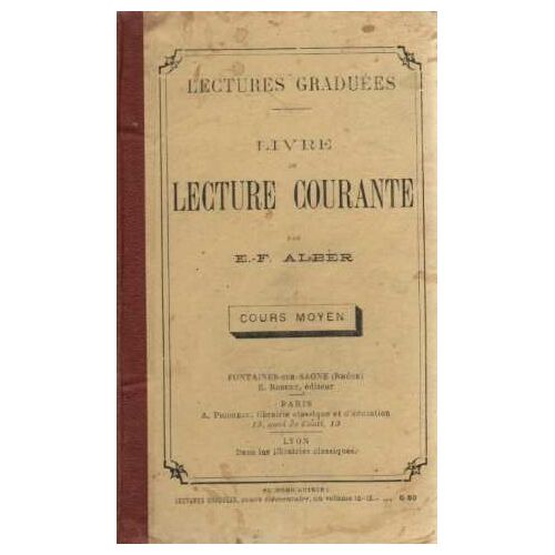 Lectures Graduées.  Livre De Lecture Courante.  Cours Moyen