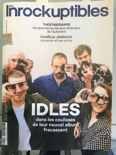 Les Inrockuptibles 1294 Idles Camélia Jordana Édouard Louis Caro Laure Calamy Diana Rigg