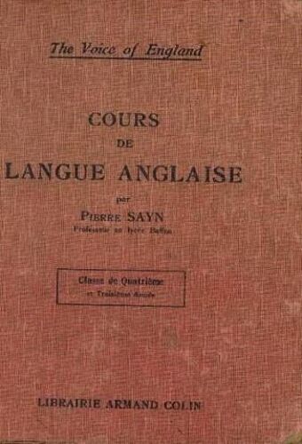 Cours De Langue Anglaise Classe De 4e Et 3e Année