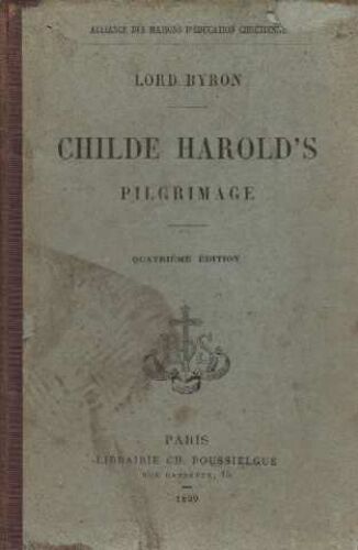 Hilde Harold's Pilgrimage.  Texte Anglais, Revu Et Annoté, Par M.  L'abbé A.  Julien