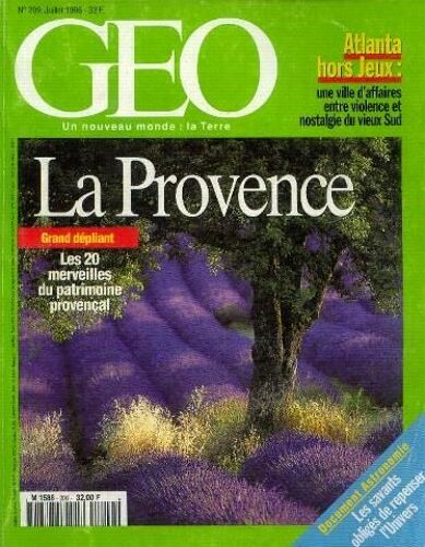Géo N°209 Juillet 1996 -La Provence