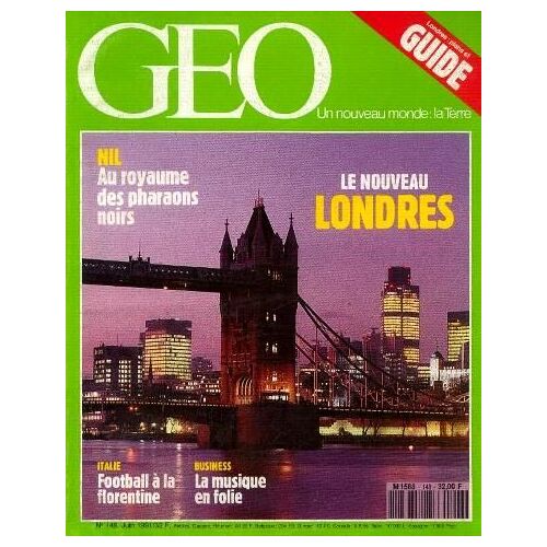 Géo N°148, Juin 1991 -Le Nouveau Londres