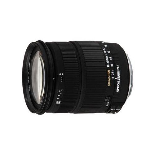 Objectif Sigma - Fonction Zoom - 18 mm - 200 mm - f/3.5-6.3 DC OS - Canon EF