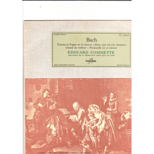 A) Tocatta Et Fugue En Ré Mineur, Bwv 565, B) Jésus, Que Ma Joie Demeure Bwv 147, N°10, C)Choral Du Veilleur, Bwv 645, D) Passacaille En Ut Mineur, Bwv 582