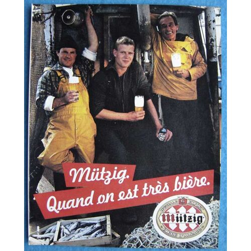 Publicité Papier - Bière Mützig De 1984