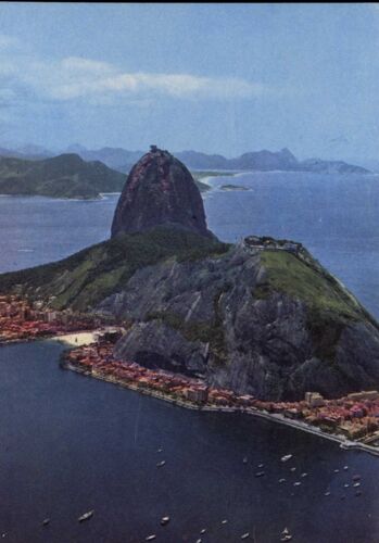 Carte Postale De Rio De Janeiro (Brésil) Vue Aérienne Du Pain De Sucre