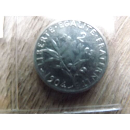 2 Fr Semeuse 1904 Ttb