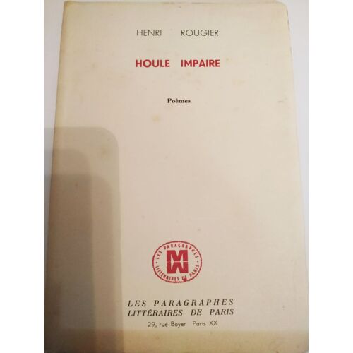 Houle Impaire Poèmes