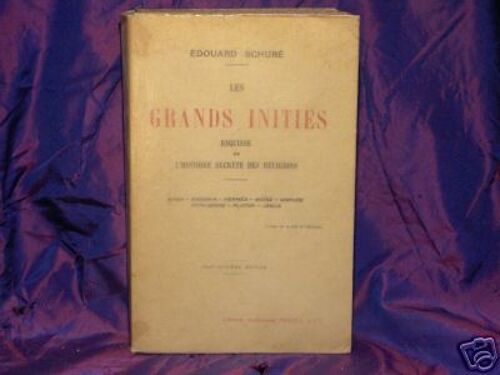 Les Grands Inities Esquisse / L' Histoire Secrete/Schure