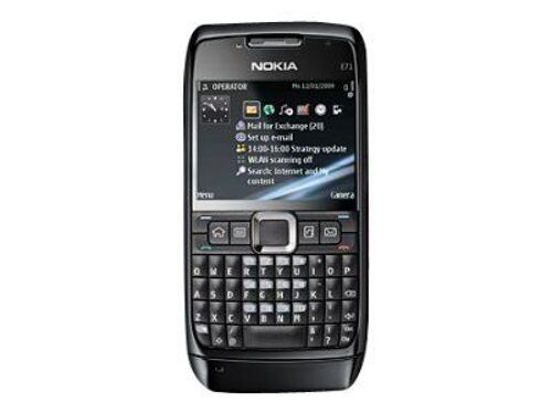 Nokia E71 Noir acier