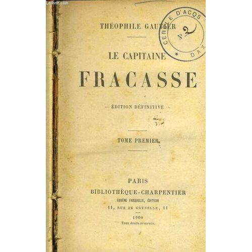 Le Capitaine Fracasse Tome 1