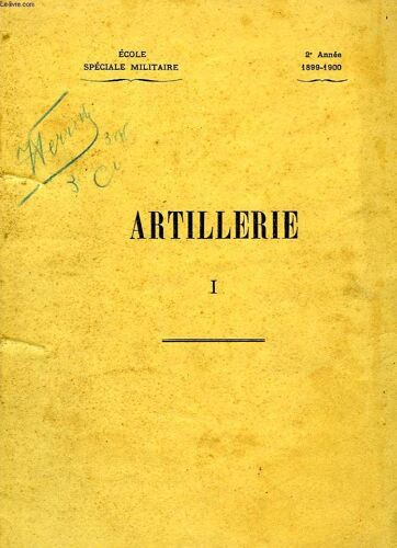 Artillerie, Ire Partie
