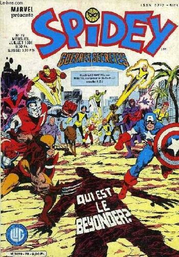 Spidey, N° 78, Juillet 1986, Guerres Secretes