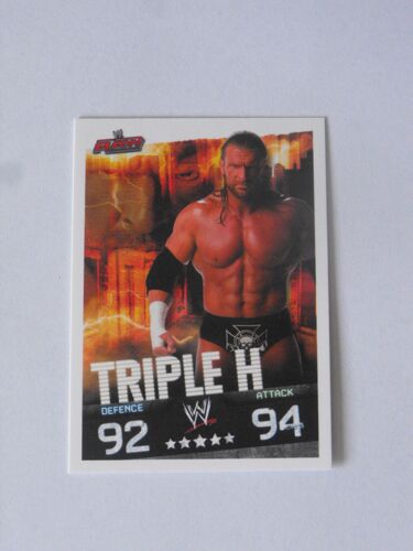 Carte Catch Evolution Wwe 2010 Raw Card Triple H