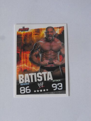 Carte Catch Evolution Wwe 2010 Raw Card Batista