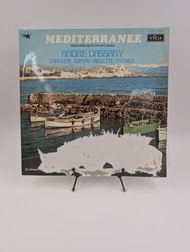 Vinyle 33 Tours Mediterranée Opérette De Francis Lopez André Dassary… En Fourreau (Fourreau Abîmé)