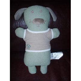 Doudou Chien Vert Obaibi