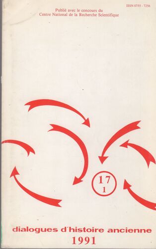 Dialogues D'histoire Ancienne N° 20/1-1994 - Hommage À Nazarena Valenza Mele