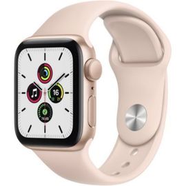Apple Watch SE (GPS) - Boitier 44 mm aluminium or avec bracelet sport rose