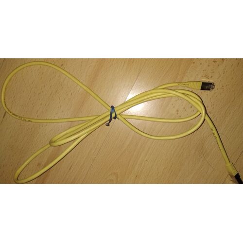 Câble Ethernet Jaune, CAT 5, 2M Mètres