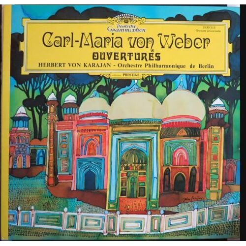 Disque 33 Tours Carl-Maria Von Weber Ouvertures Herbert Von Karajan