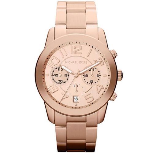 Montre - Michael Kors - Mk5727 - Chronographe - Acier Inoxydable - Or Rose - 10 Atm